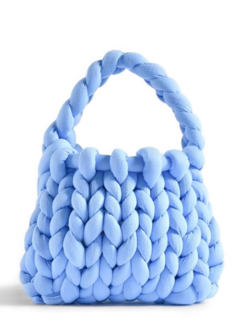 Chunky Knit Braided Small Bag